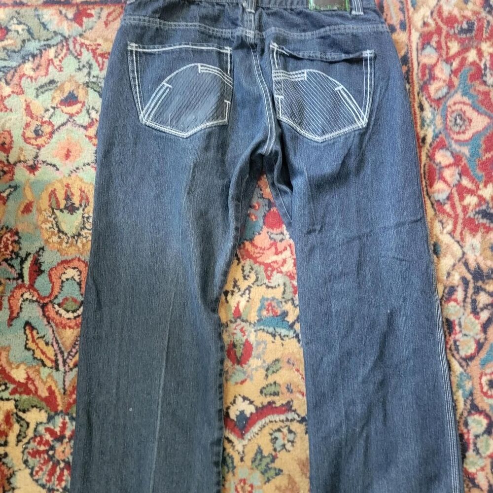 Unbranded Men's Navy and Blue Jeans